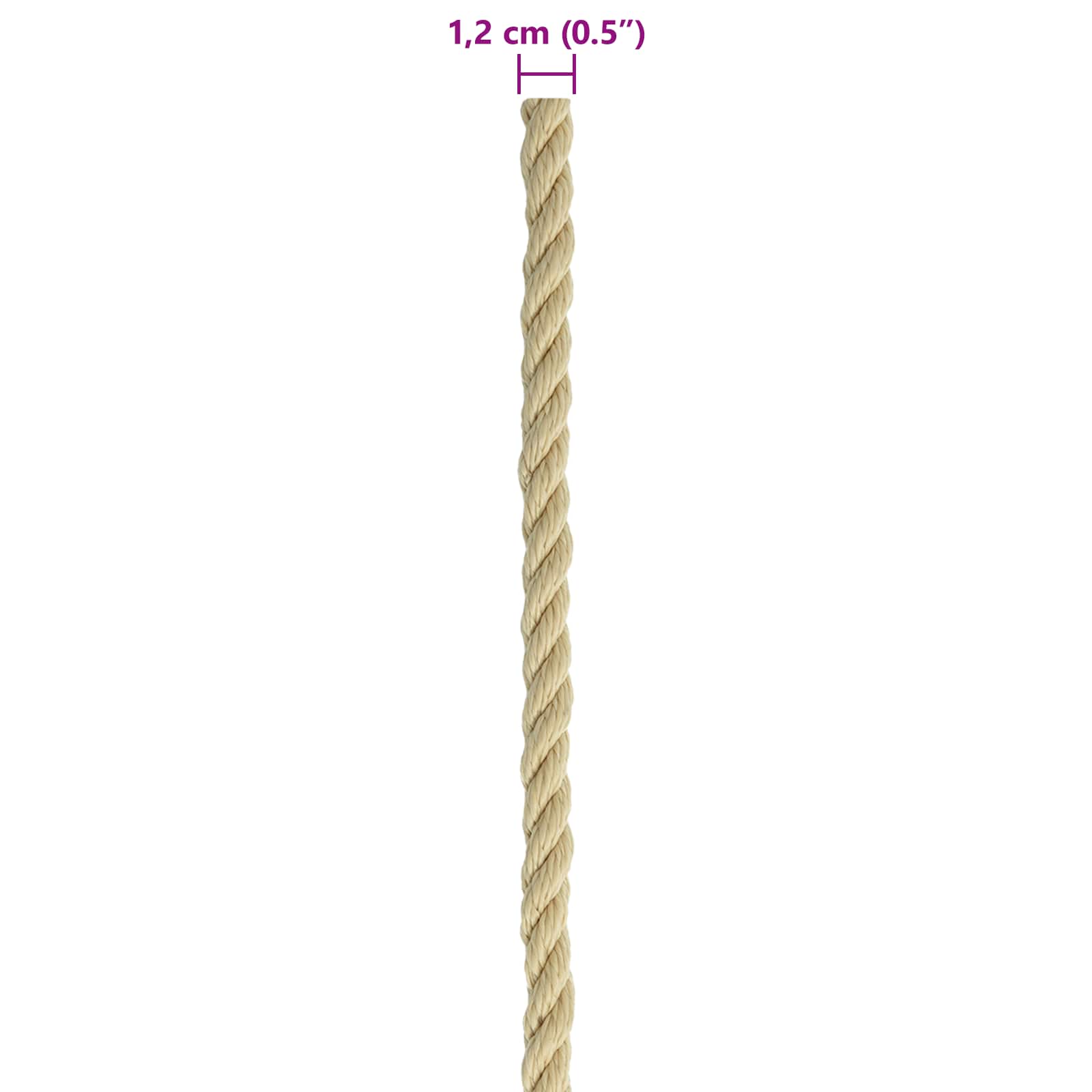 Konopac za čamce 25 m 1.2 Prirodna PP
