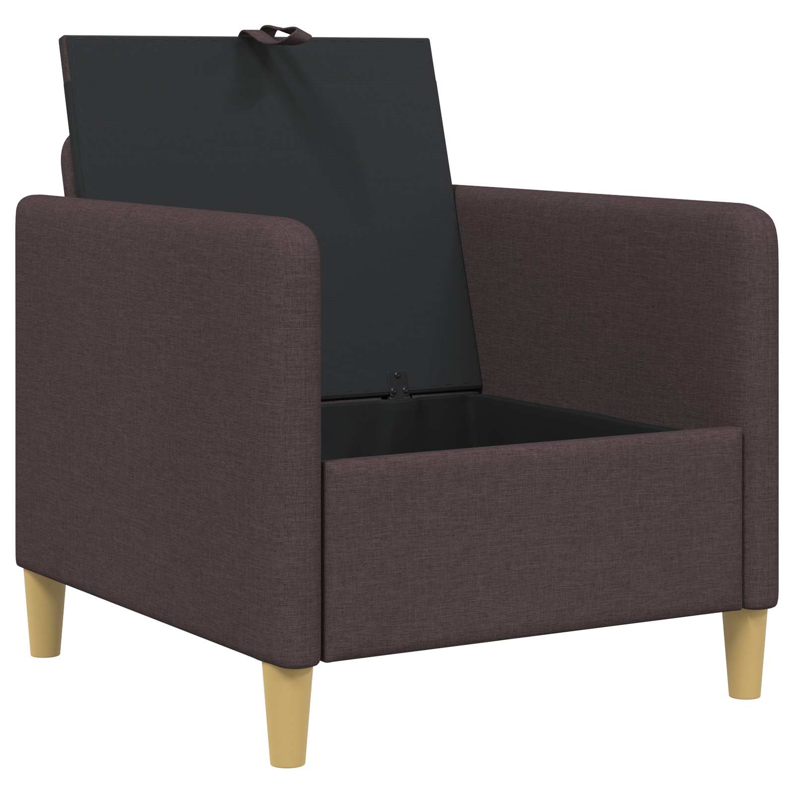 Sofa s pohranom Tamno smeđa 72 x 78 x 87 cm Poliester