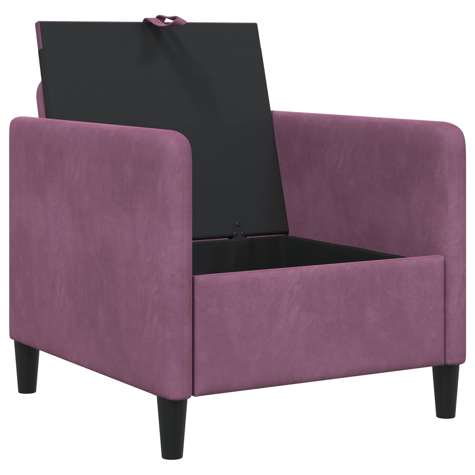Sofa s pohranom Ljubičasta 72 x 78 x 87 cm Poliester