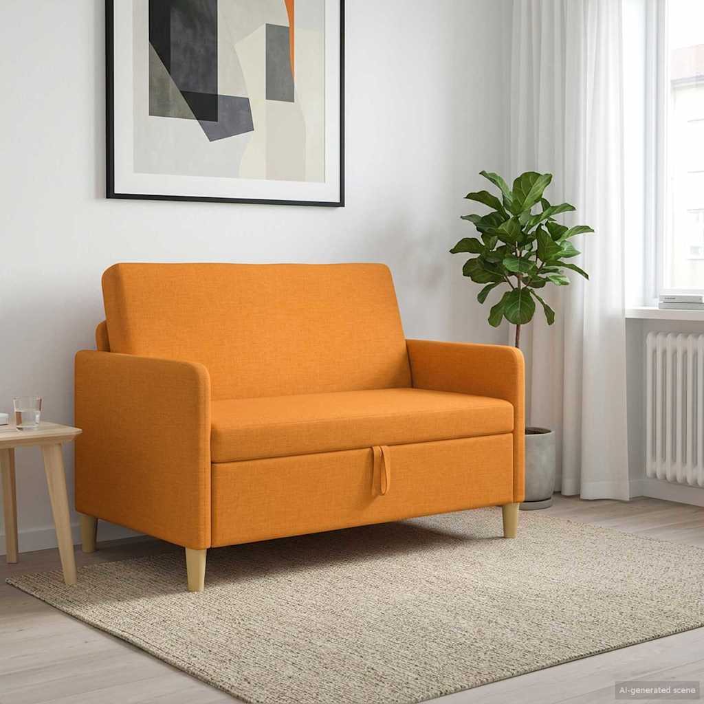 Sofa s pohranom Tamno žuta 122 x 78 x 87 cm Poliester