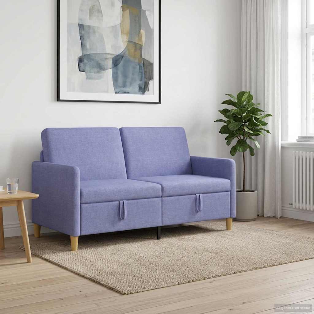 Sofa s pohranom Traper plava 152 x 78 x 87 cm Poliester