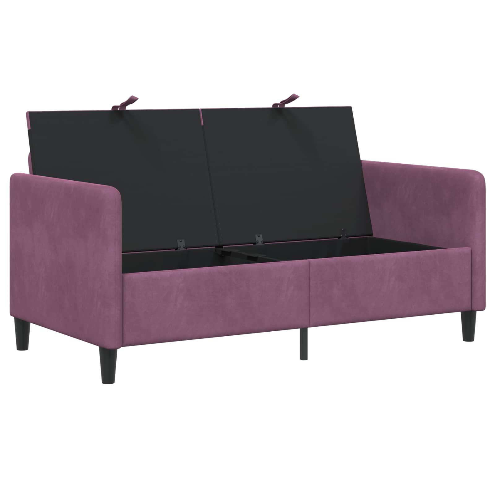 Sofa s pohranom Ljubičasta 152 x 78 x 87 cm Poliester