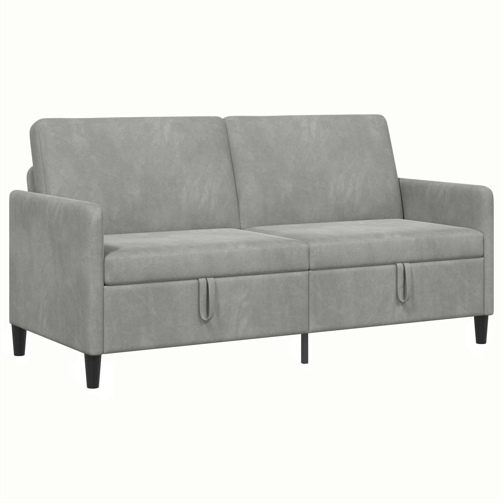 Sofa s pohranom Svjetlosiva 172 x 78 x 87 cm Poliester