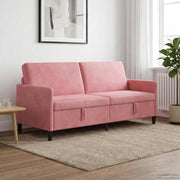 Sofa s pohranom Ružičasta 192 x 78 x 87 cm Poliester