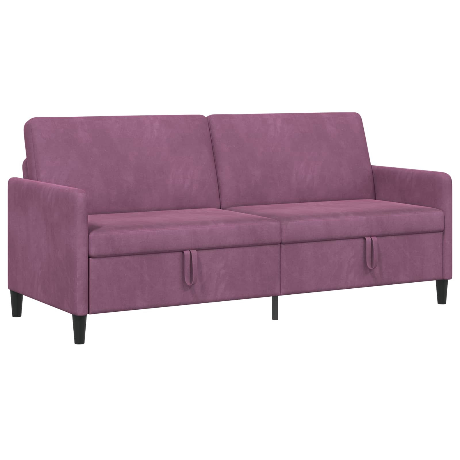 Sofa s pohranom Ljubičasta 192 x 78 x 87 cm Poliester