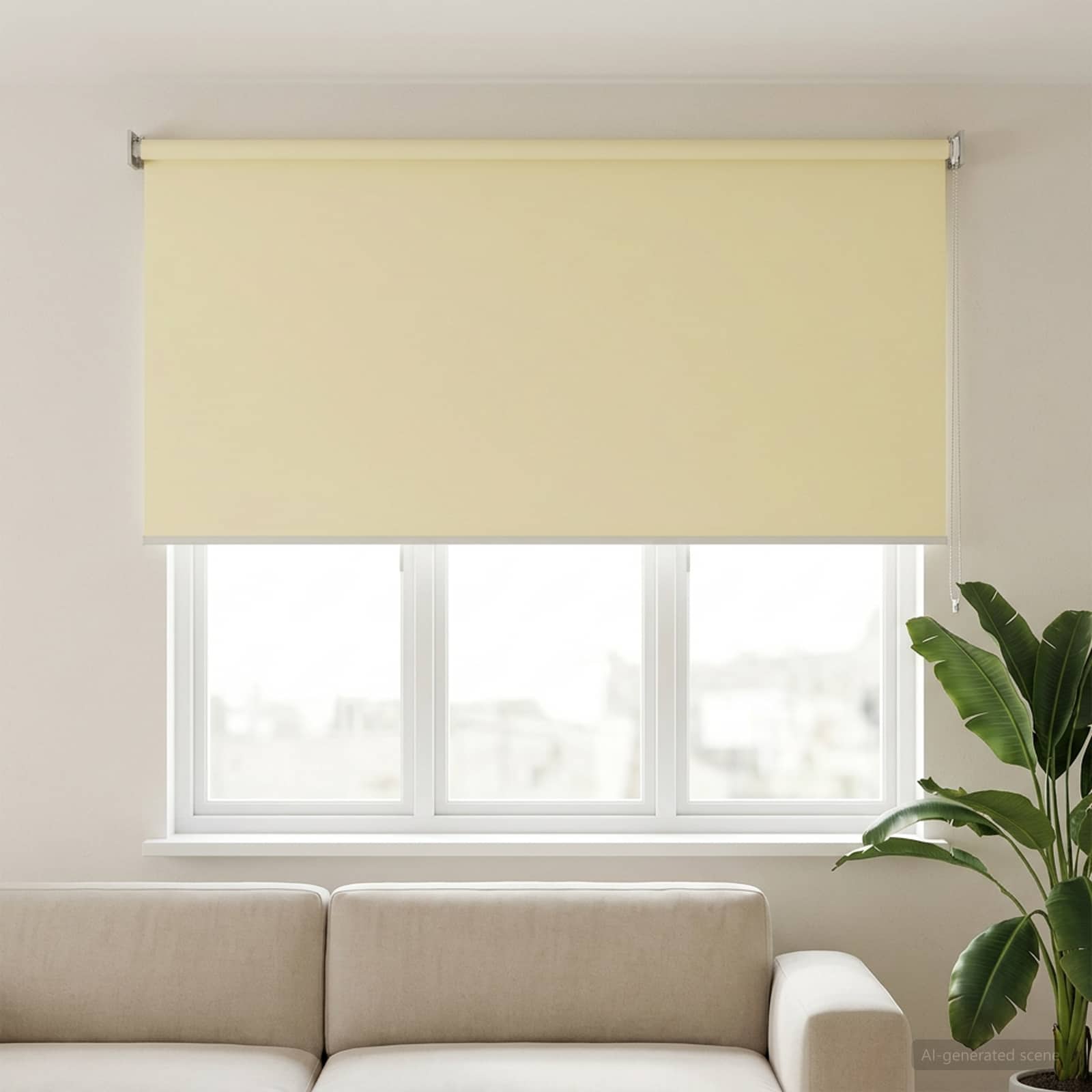 Roleta zaštita od UV zračenja Krem 200 x 140 cm Poliester
