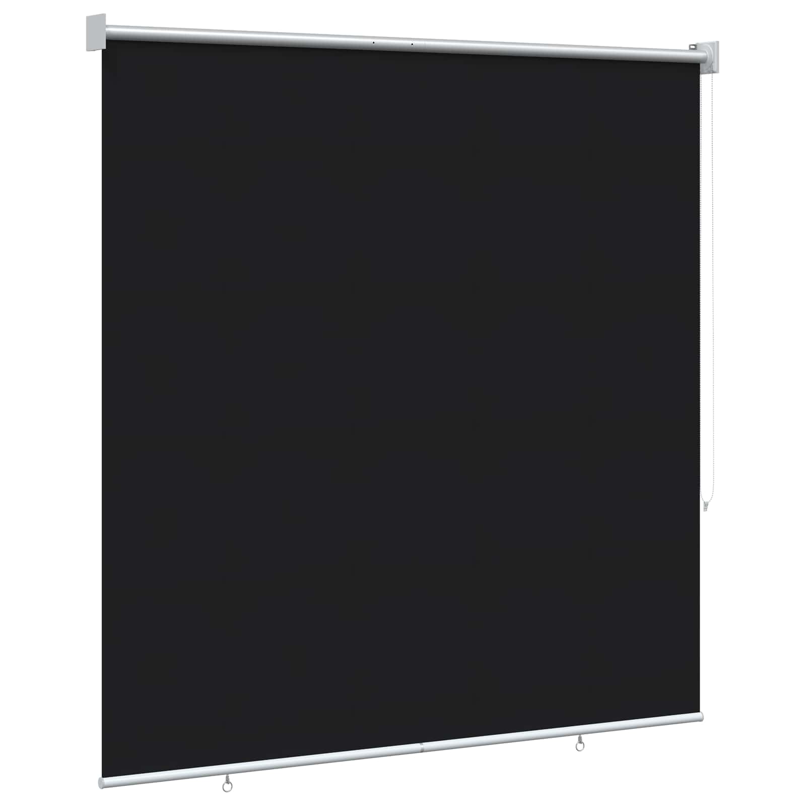Roleta zaštita od UV zračenja Crna 140 x 140 cm Poliester