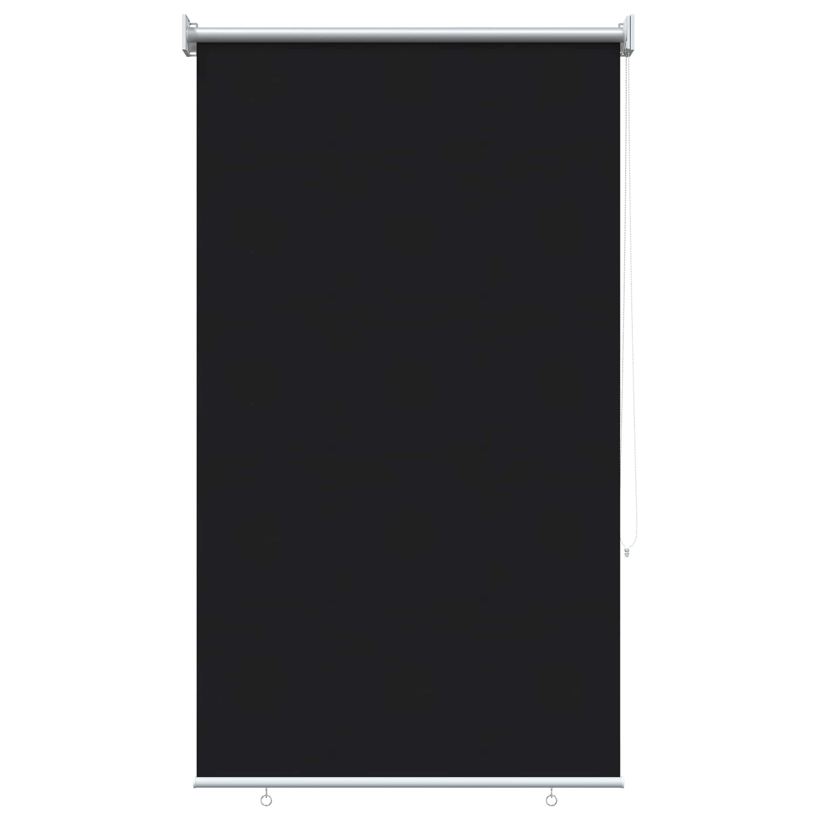 Roleta zaštita od UV zračenja Crna 80 x 230 cm Poliester
