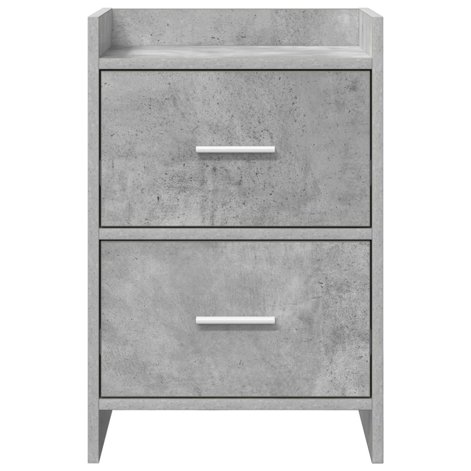 Noćni ormarići Betonska siva 40 x 30 x 60 cm Konstruirano drvo