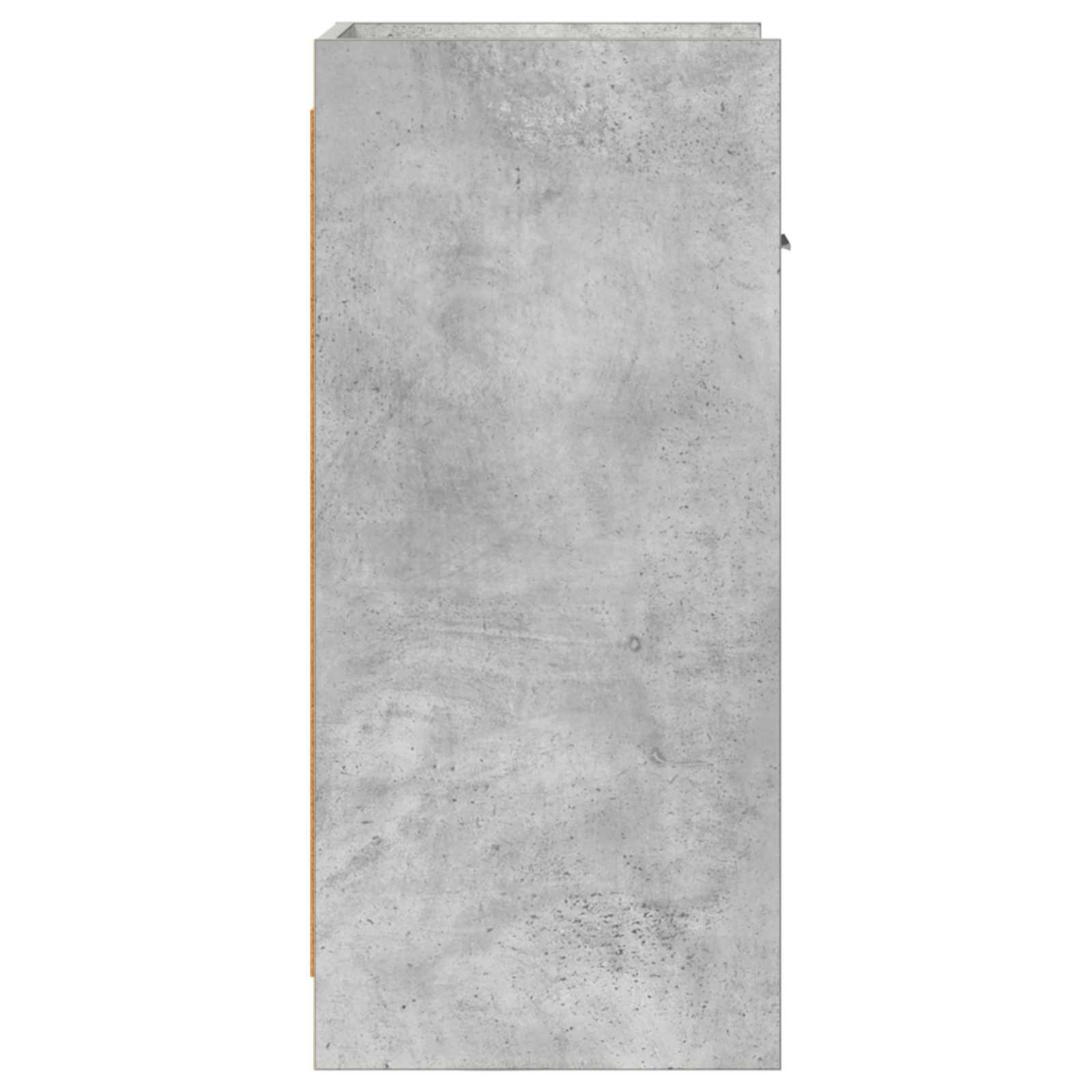 Kreveta Betonska siva 40 x 36 x 80 cm Konstruirano drvo