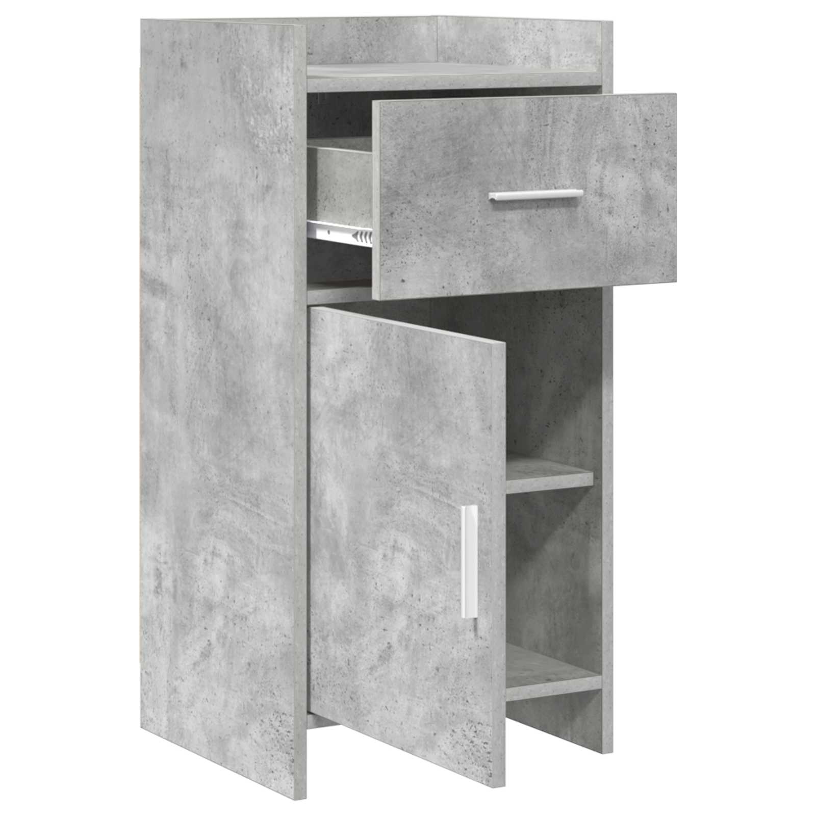 Kreveta Betonska siva 40 x 36 x 80 cm Konstruirano drvo