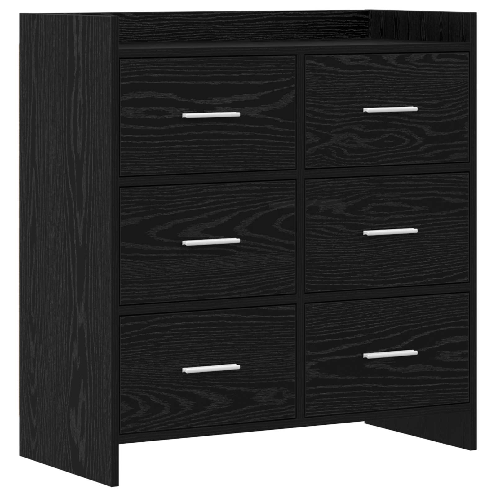 Kreveta Crni hrast 75 x 33 x 80 cm Konstruirano drvo