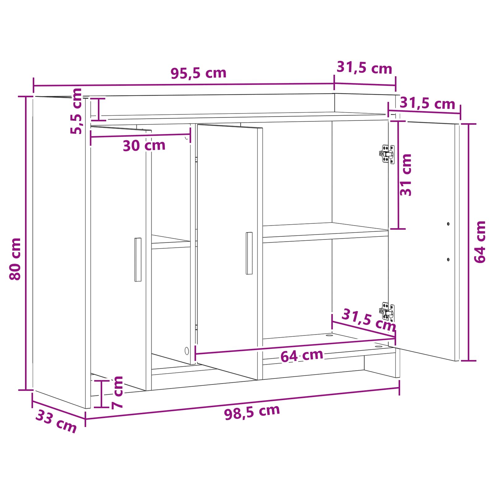 Kreveta Betonska siva 98,5 x 33 x 80 cm Konstruirano drvo