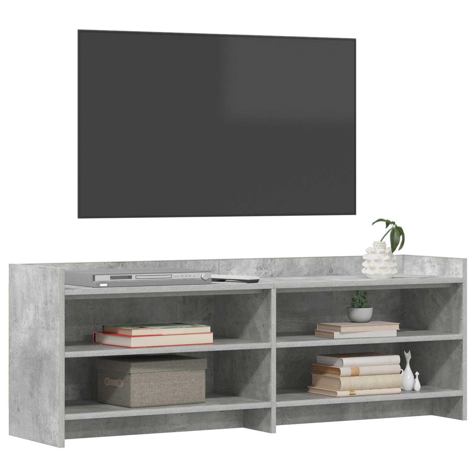 TV ormar 135 x 33 x 47 cm Betonska siva Konstruirano drvo