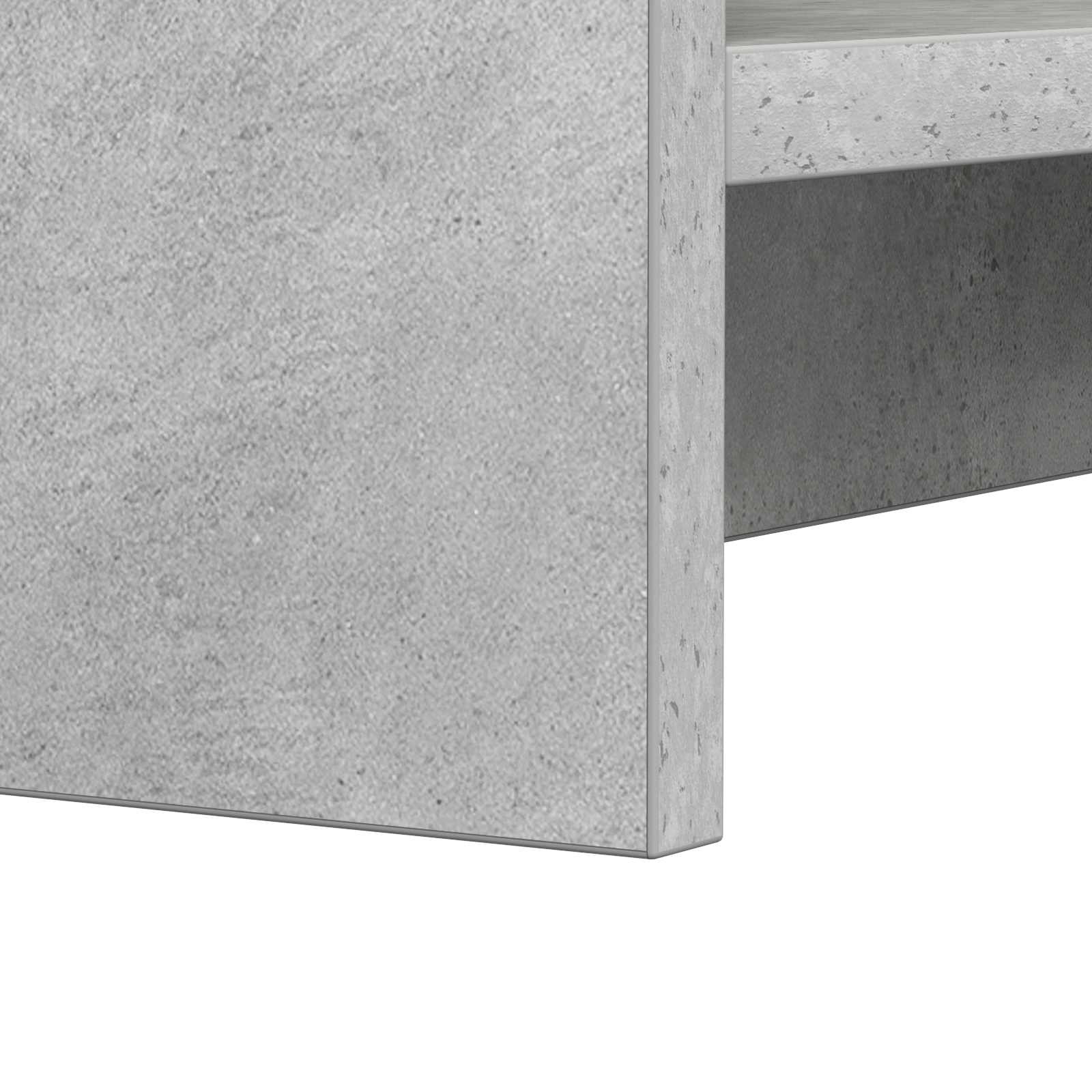 Police za knjige Betonska siva 59 x 30 x 111 cm