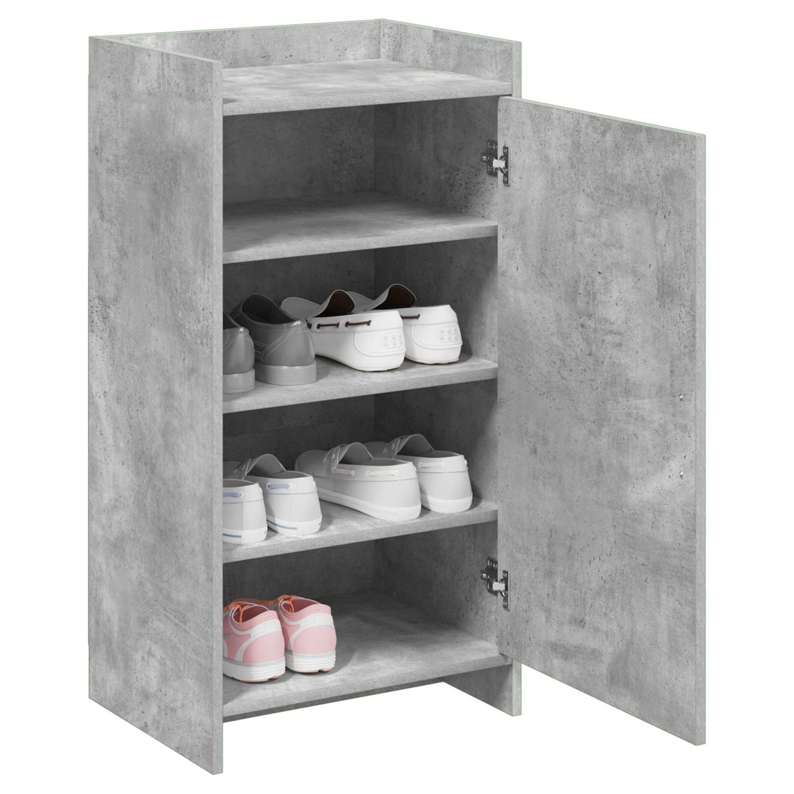 Ormar za cipele Betonska siva 48 x 36 x 92 cm Konstruirano drvo