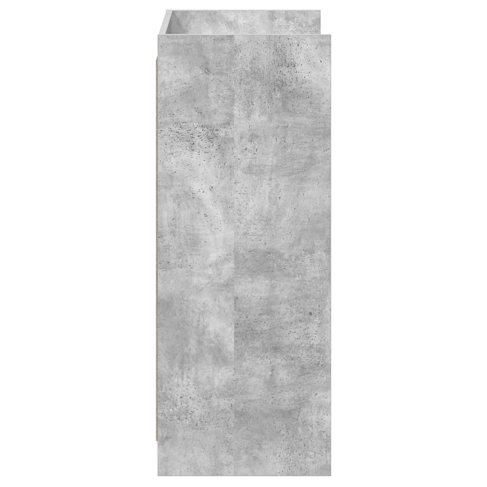 Ormar za cipele Betonska siva 48 x 36 x 92 cm Konstruirano drvo