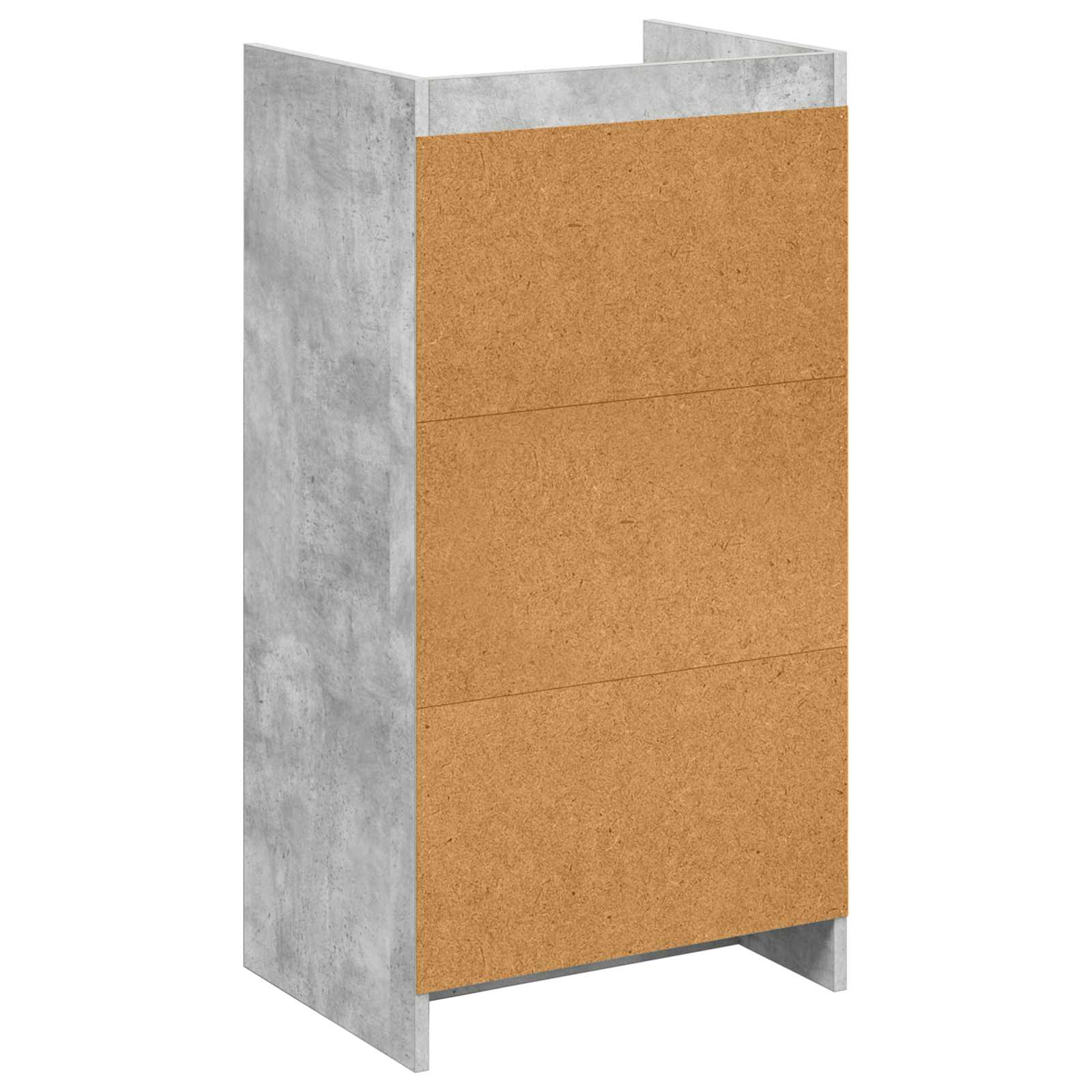 Ormar za cipele Betonska siva 48 x 36 x 92 cm Konstruirano drvo