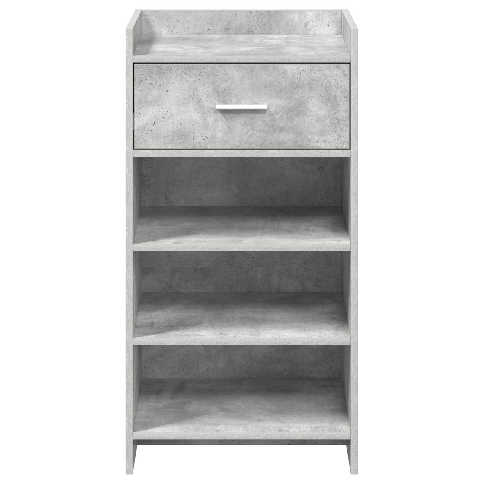 Ormar za cipele Betonska siva 48 x 36 x 92 cm Konstruirano drvo