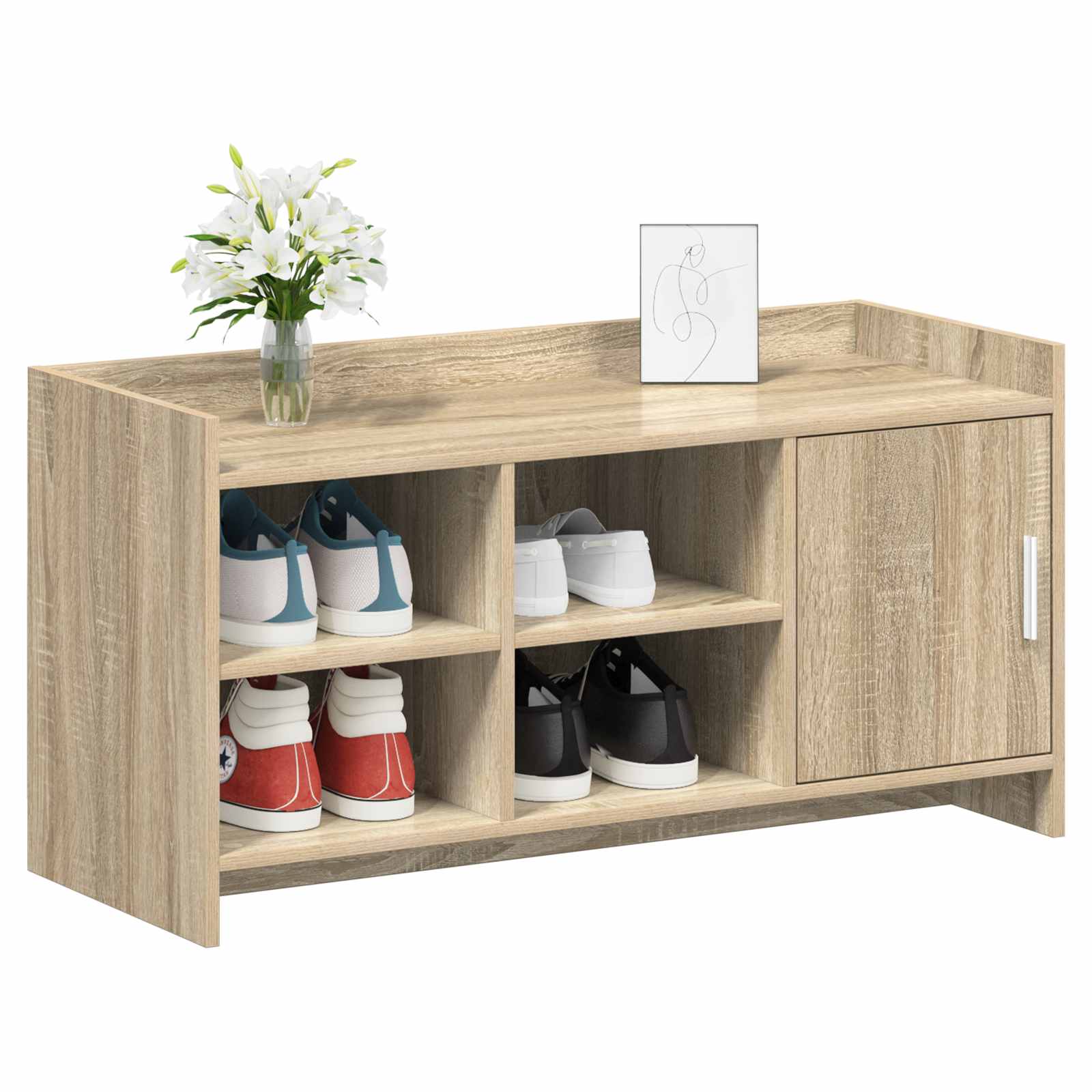 Ormar za cipele s pohranom Hrast sonoma 100 x 39,5 x 51 cm