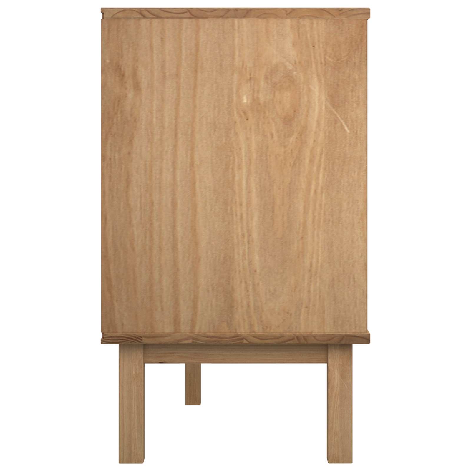 Ormar s ladicama OTTA Crna 111 x 43 x 73,5 cm Masivna borovina