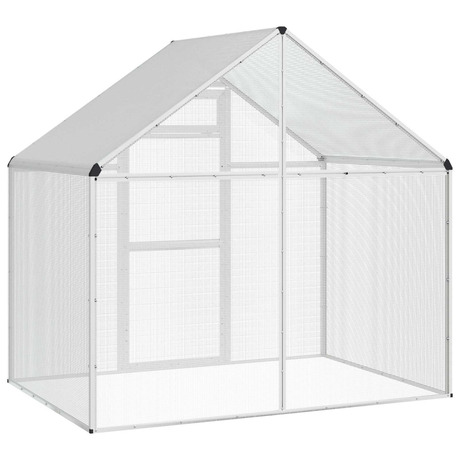 Kavez za ptice Srebrna 181,5 x 110,5 x 173,5 cm