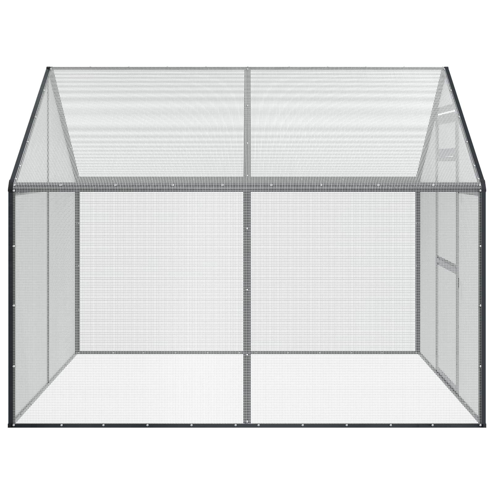 Kavez za ptice Antracit 181,5 x 221 x 173,5 cm