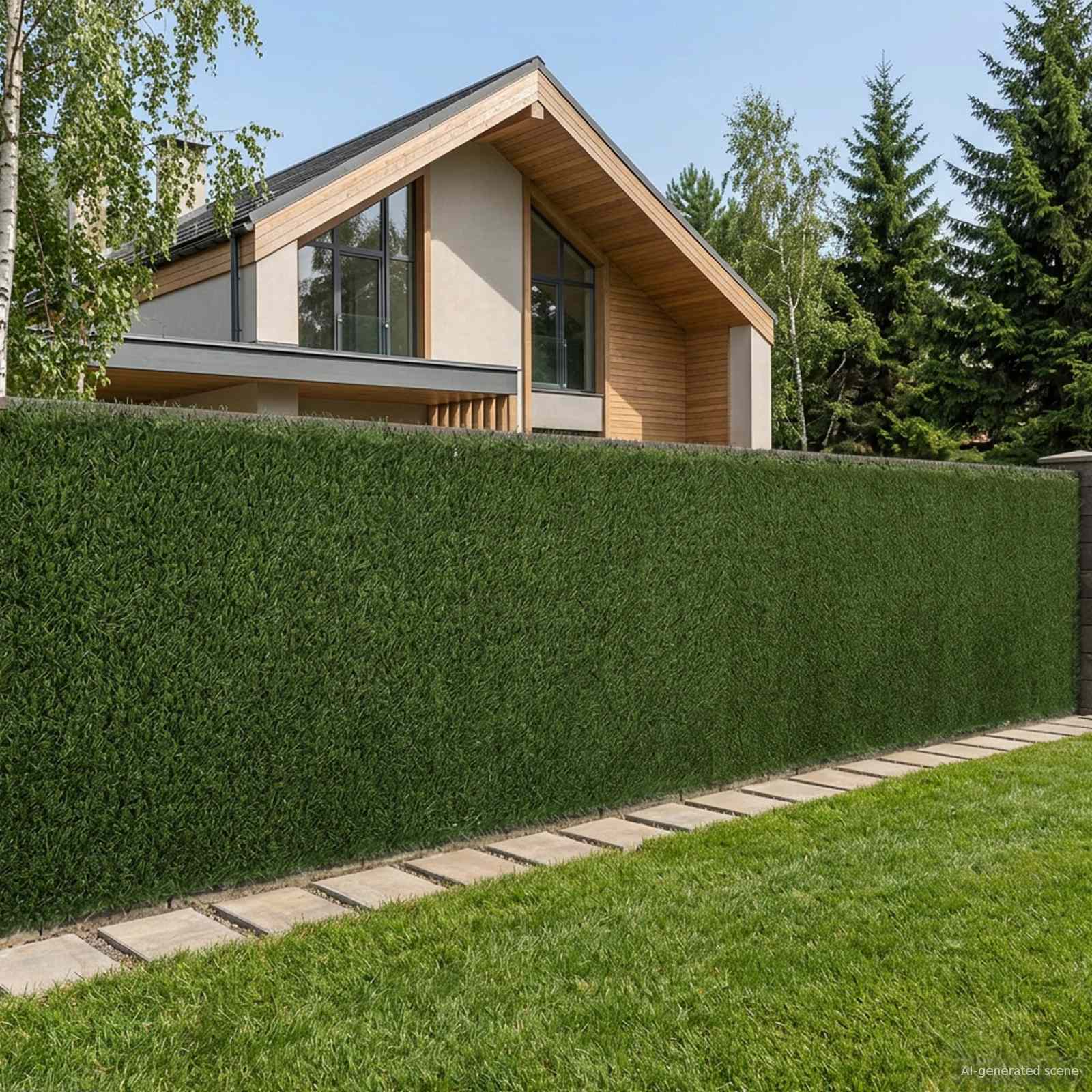 Umjetna ograda Svijetlo zelena 1,5 x 6 m PVC i čelik