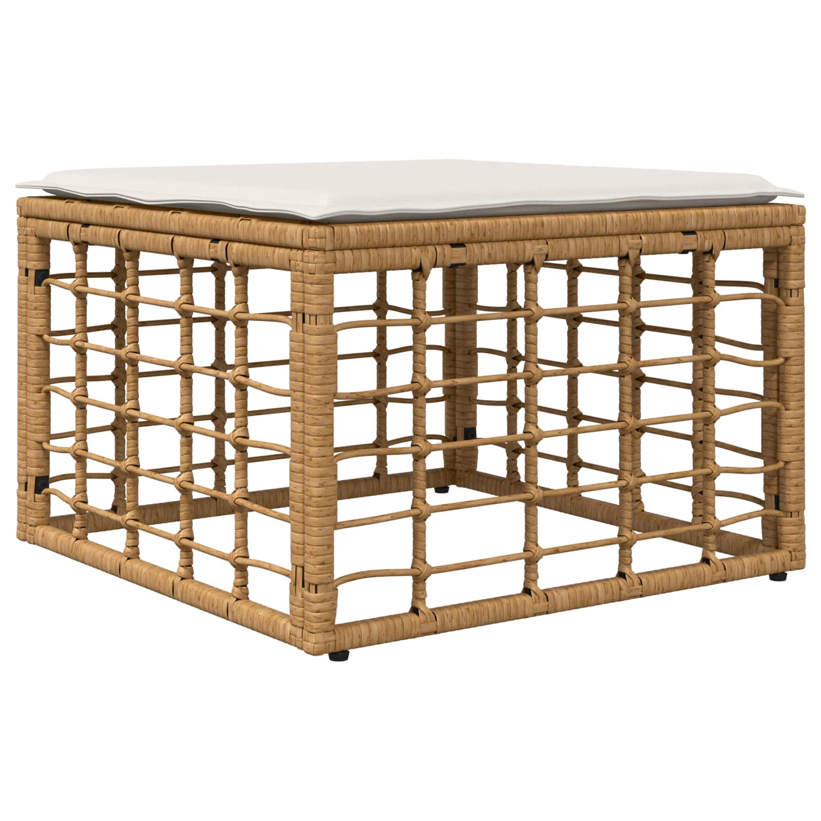 Set vanjskih sofa 11 pcs Prirodna i krema bijela Poliester