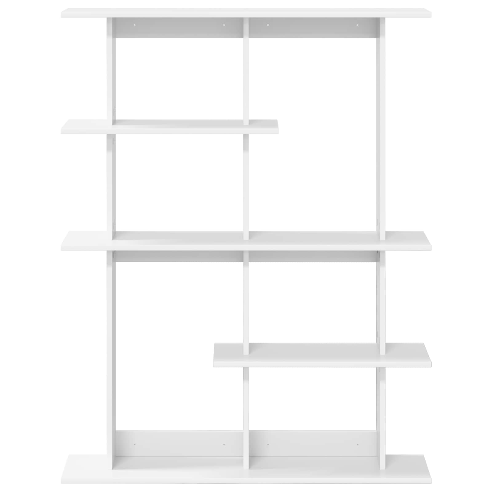 Polica zidna Bijela 102 x 20 x 130 cm Konstruirano drvo