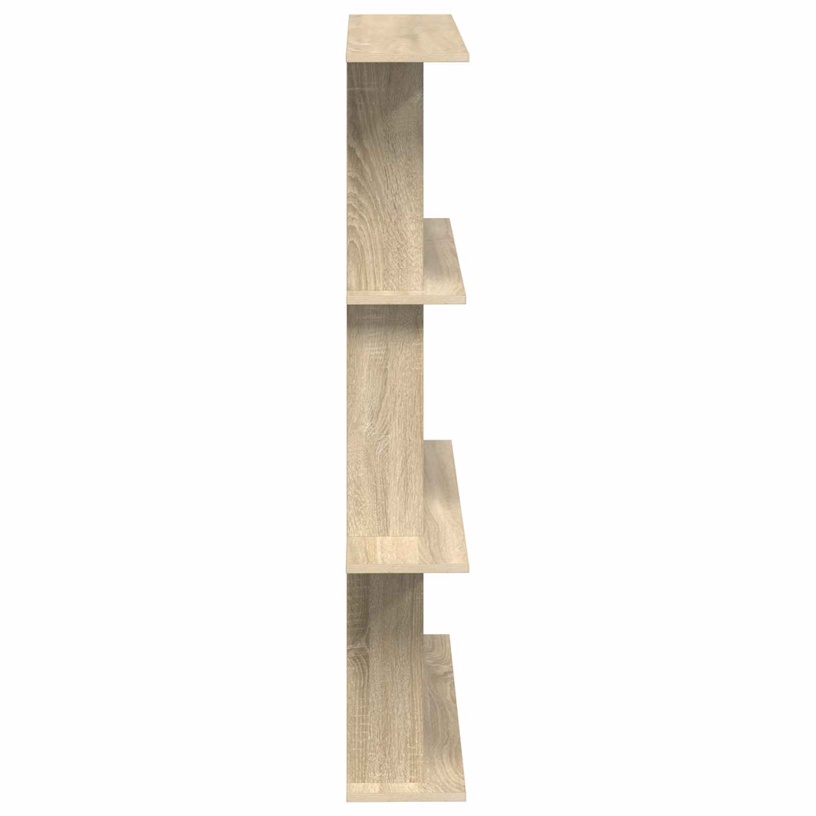 Polica zidna Smeđa 100 x 20 x 126 cm Konstruirano drvo