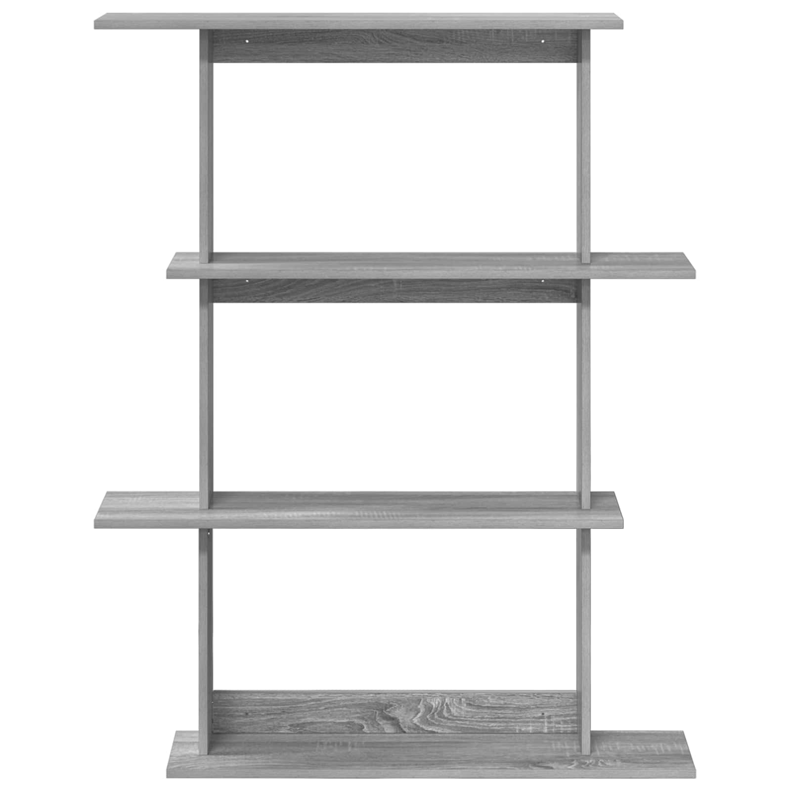 Polica zidna Siva 100 x 20 x 126 cm Konstruirano drvo