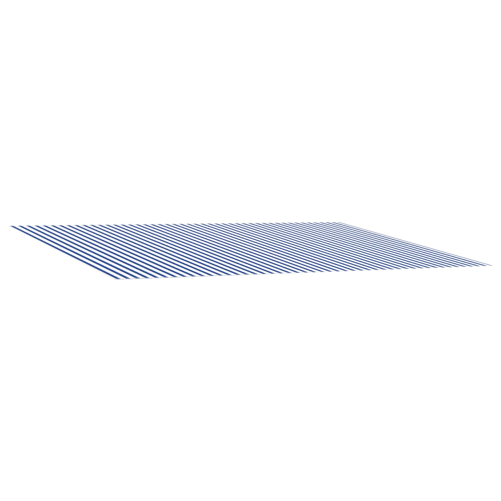 Zamjensko platno za tendu Plava i bijela 300 x 250 cm Poliester