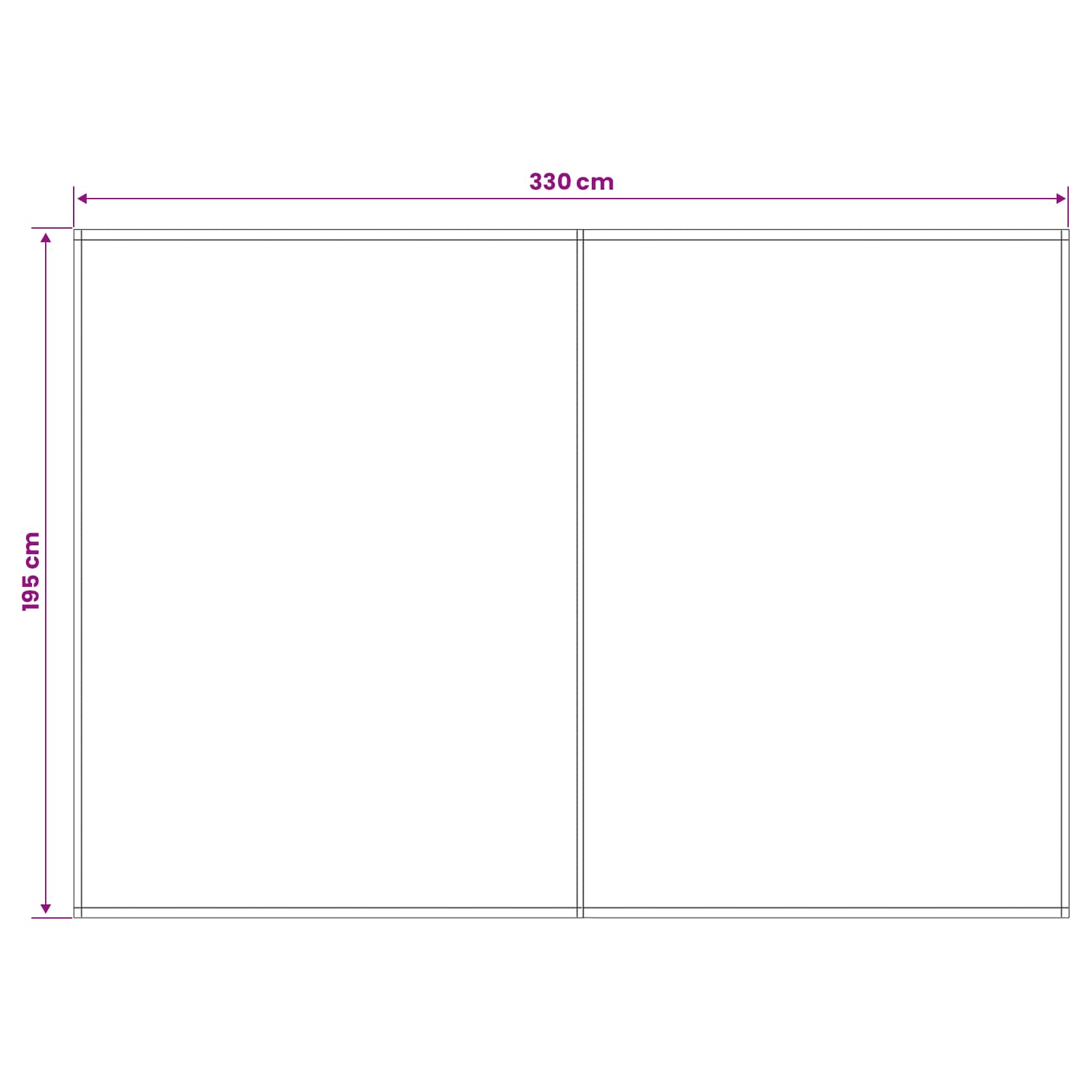 Zamjensko platno za tendu Svjetlosiva 350 x 200 cm Poliester