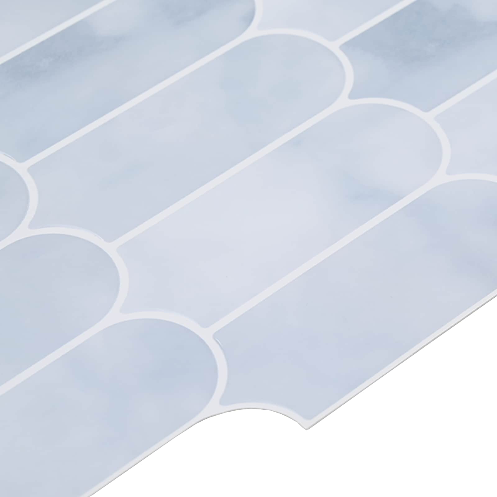 Pernata pločica 50 pcs Svjetloplava 30 x 30 cm Poliuretan i PET