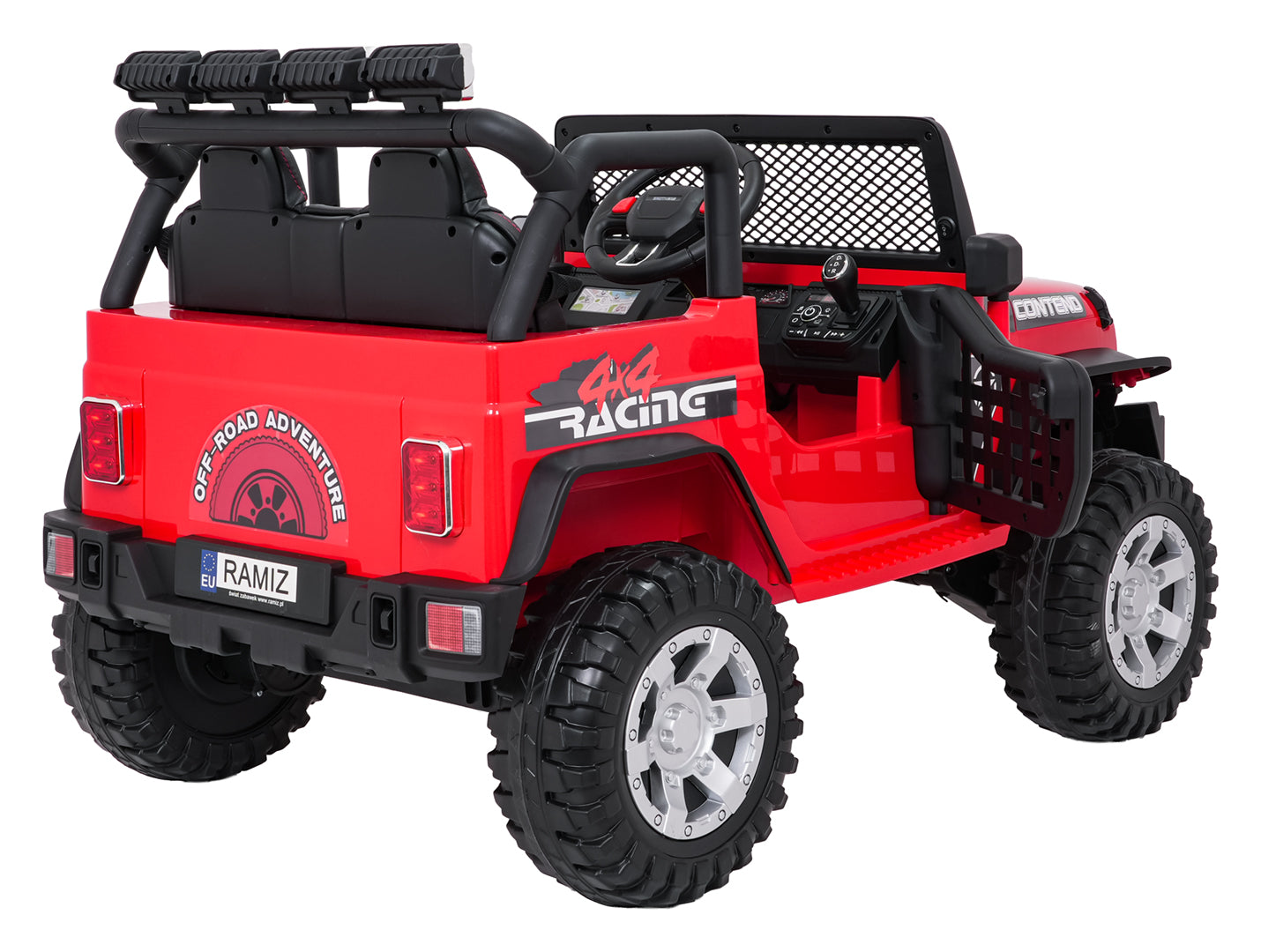Auto na akumulator Jeep BEAST 4x4 - crveni