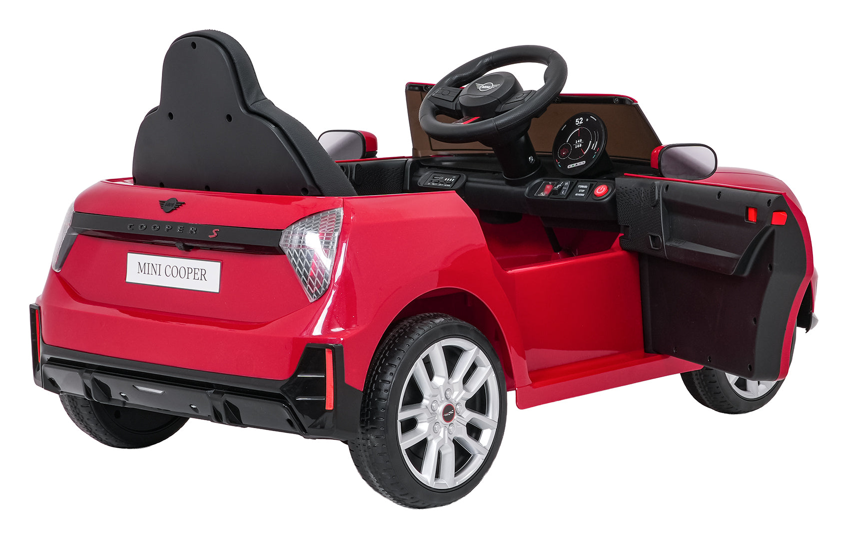 Licencirani auto na akumulator Mini Cooper - crveni