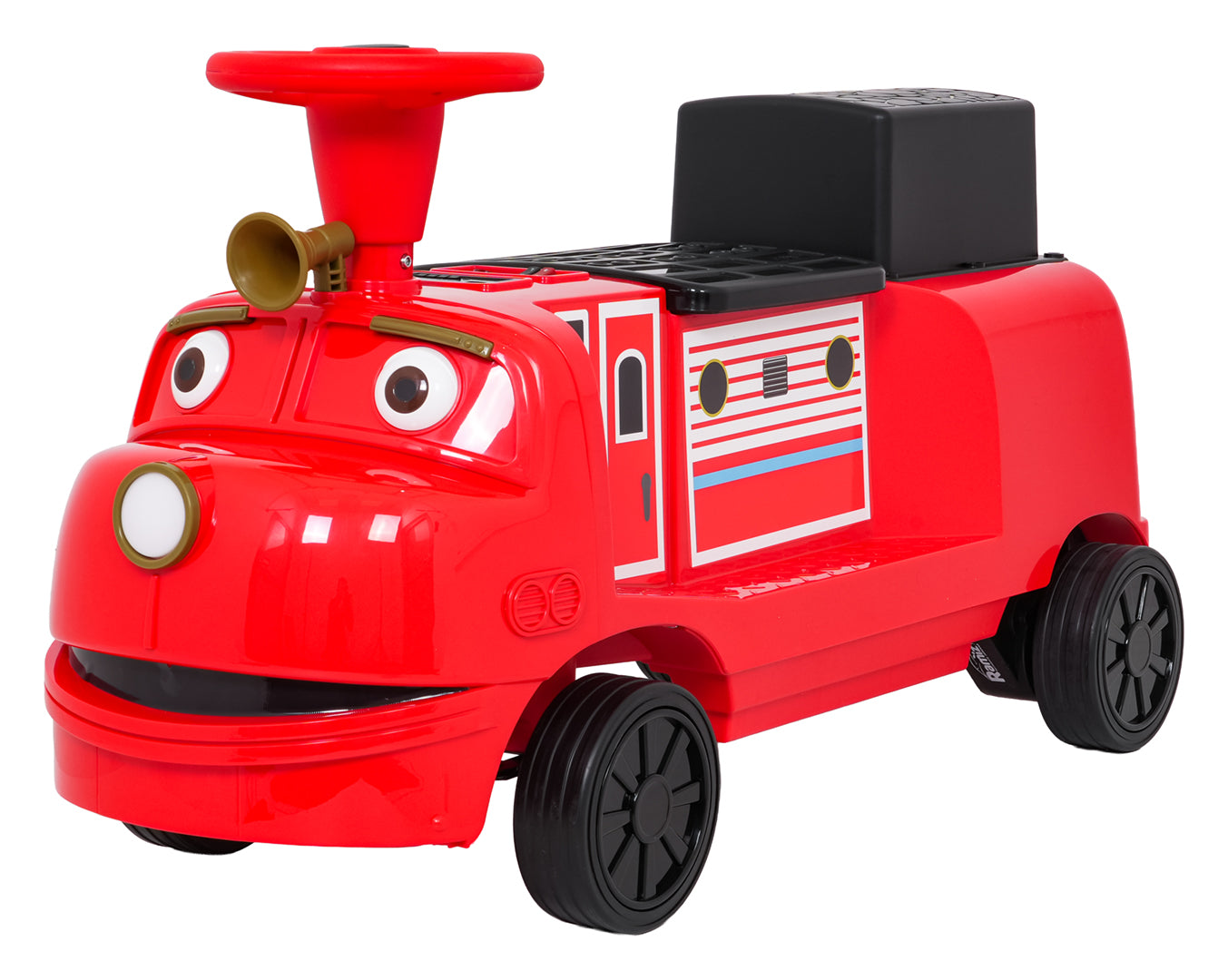 Lokomotiva na akumulator "Red Station" - dvosjed - crvena
