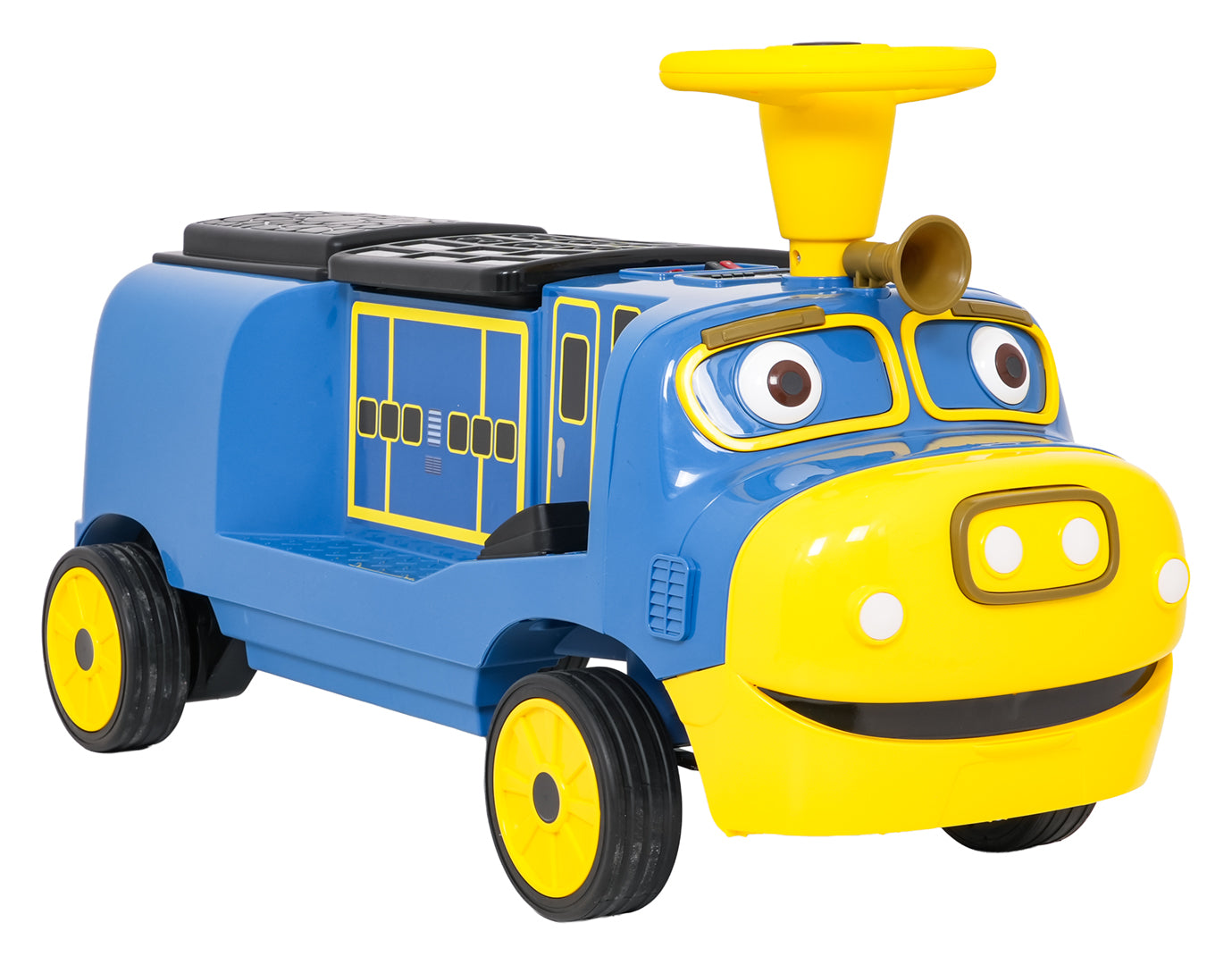 Lokomotiva na akumulator "Blue Station" - dvosjed - plava