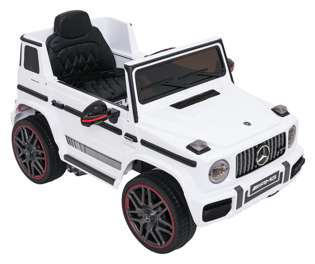 Licencirani auto na akumulator Mercedes G63 AMG LIFT - bijeli
