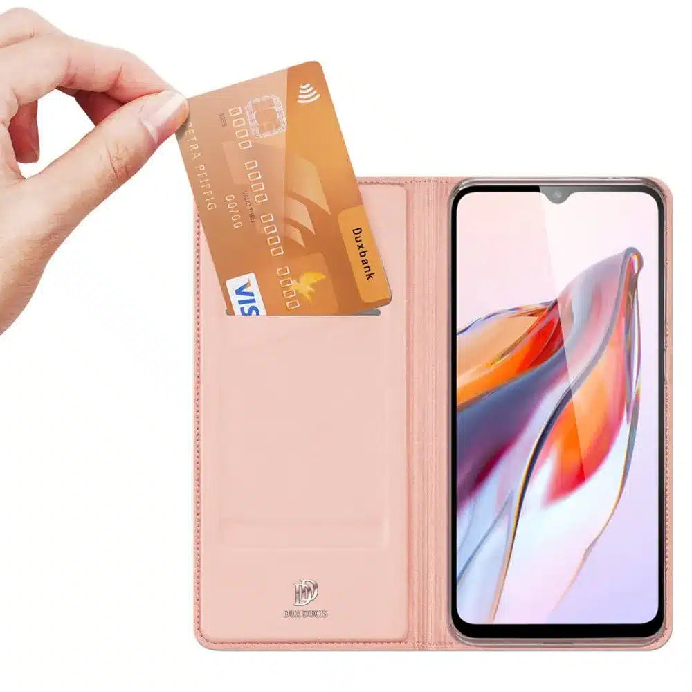 DUX DUCIS Skin Pro – preklopna maska za Redmi 12C pink