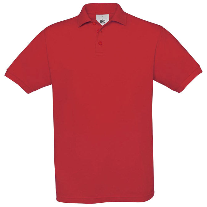 MAJICA KRATKI RUKAVI B&C SAFRAN POLO 180G CRVENA M