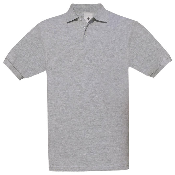 MAJICA KRATKI RUKAVI B&C SAFRAN POLO 180G SVIJETLO SIVA XL