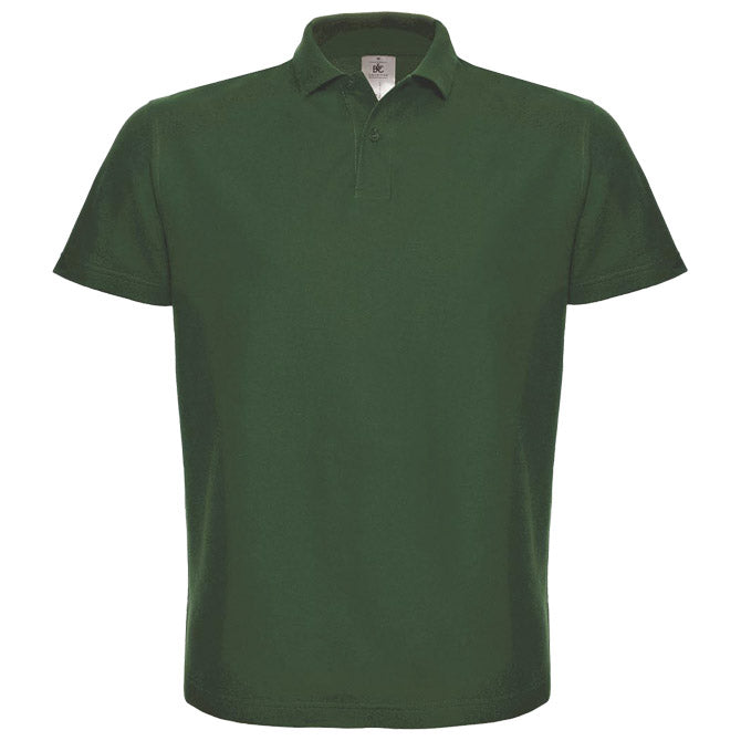 MAJICA KRATKI RUKAVI POLO B&C ID.001 180G TAMNO ZELENA S