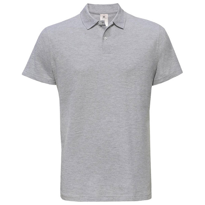 MAJICA KRATKI RUKAVI POLO B&C ID.001 180G SVIJETLO SIVA 3XL