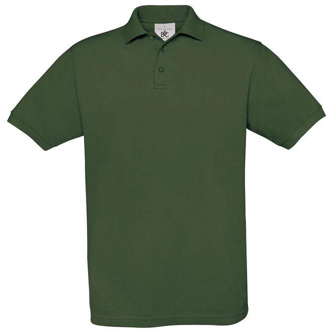 MAJICA KRATKI RUKAVI B&C SAFRAN POLO 180G TAMNO ZELENA S-EOL!!