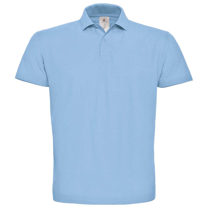 MAJICA KRATKI RUKAVI POLO B&C ID.001 180G SVIJETLO PLAVA 3XL