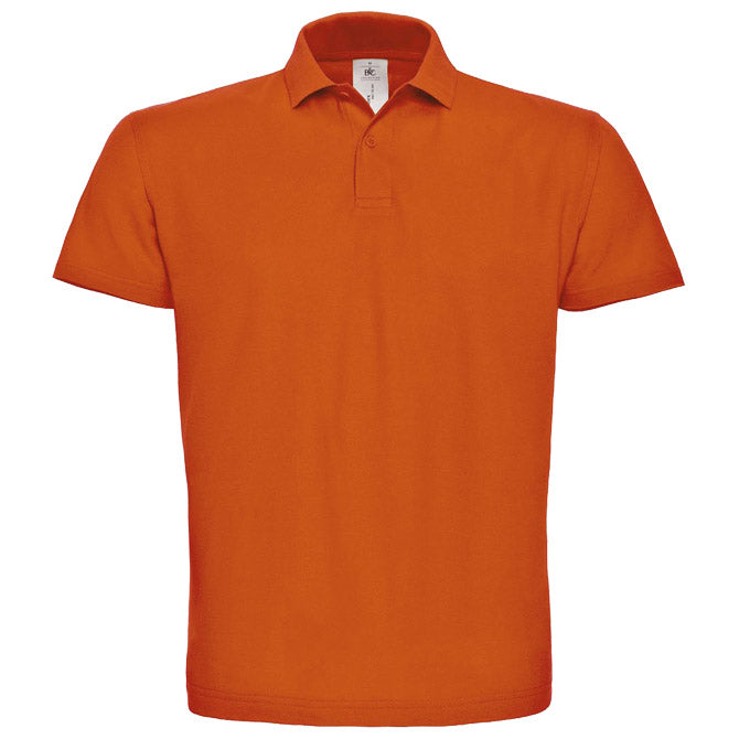 MAJICA KRATKI ROKAVI POLO B&C ID.001 180G ORANŽNA S