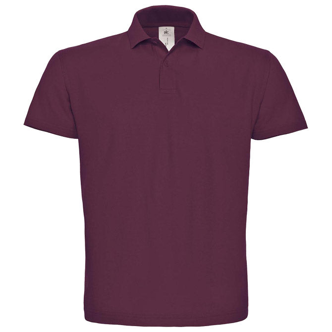 MAJICA KRATKI RUKAVI POLO B&C ID.001 180G BORDO 3XL