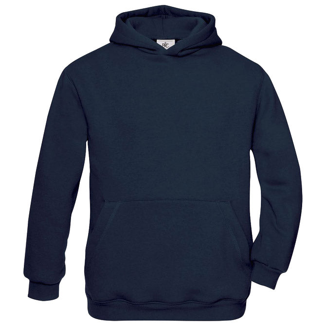 MAJICA HOODED KIDS B&C 280G TEMNO MODRA 9/11